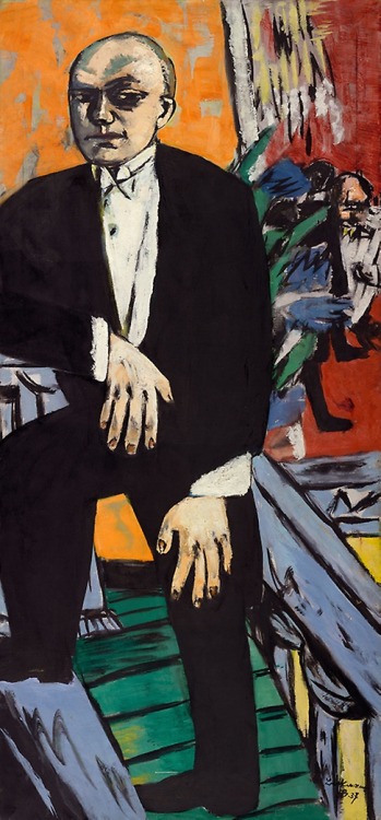 max-beckmann: Self-Portrait, Max Beckmann, 1937, Art Institute of Chicago: Modern ArtMax Beckmann wa