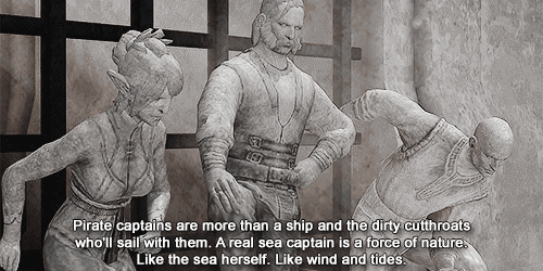hawkefels:“Captain! Captain Isabela, ser! Over here!““That statue is talking to me. That statue is t