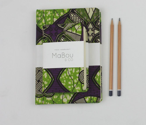 Notebook. Notepad. Jotter. Travel journal. African Print. A5 Journal blank notebook.Gift. Dream big.