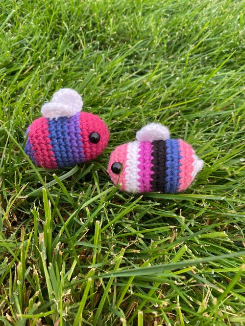 newlullabies:custom pride crochet amigurumi by SavStitchery