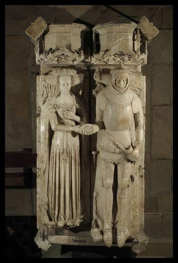 Effigy of Katherine Malley and her husband (1419)