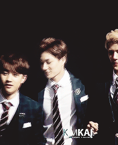 kaiptivated:  Kyungsoo tickles Chanyeol and before Chanyeol can do any more harm