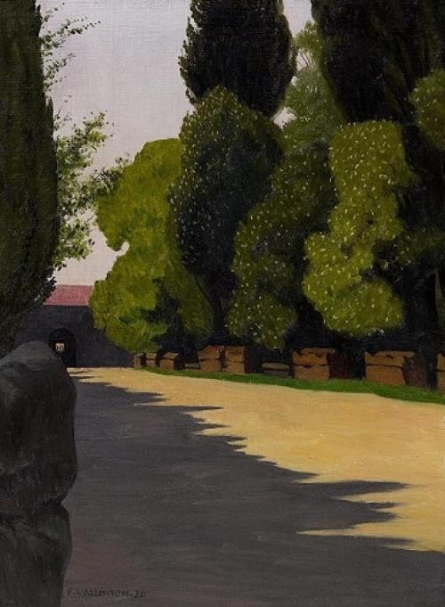 Félix Édouard Vallotton aka Félix Vallotton (Swiss, 1865-1925, b. Lausanne, Switzerland) - Alyscamps