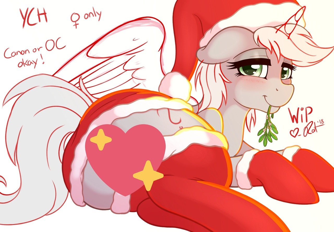 ratofponi: I’m doing a Christmas themed YCH auction to help pay for some car troubles,