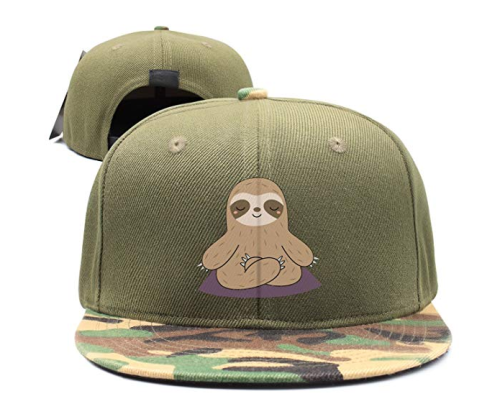 whirelez:Sloth Baseball CapThe baseball cap really very cute.Suit for adult.100% polyester foam fron