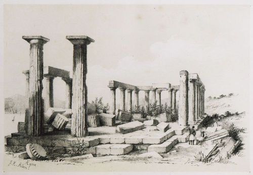 historyfilia:A Pictorial Tour in the Mediterranean (1843), by John Harrison AllanCorinth and Sicily