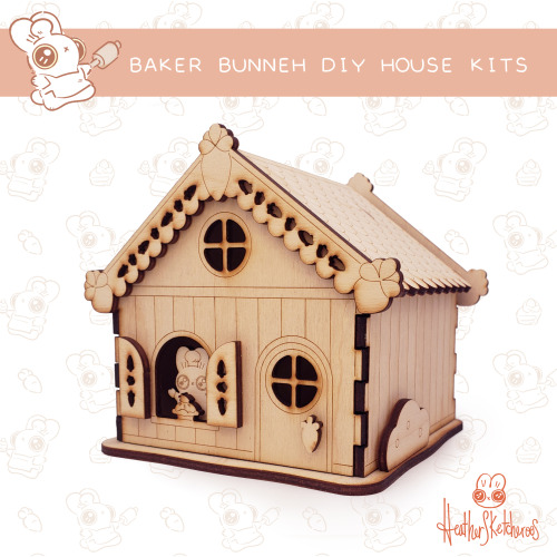 Baker Bunneh DIY house kits are back! Is his house blue, pink, polka dot, on fire? It’s all up