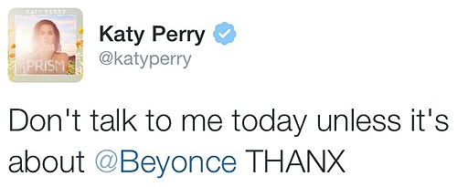 biblebeauty:  Katy Perry publicly degrading herself, December 2013 