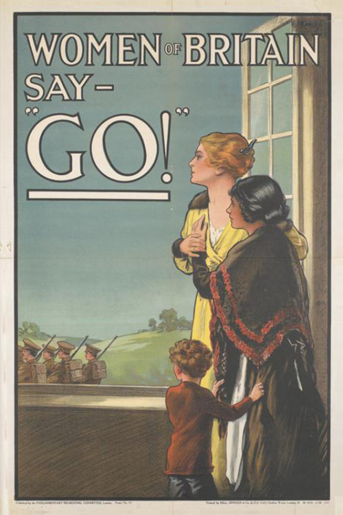 UK WWI Propaganda Poster, 1915Theme Week: Mothers 