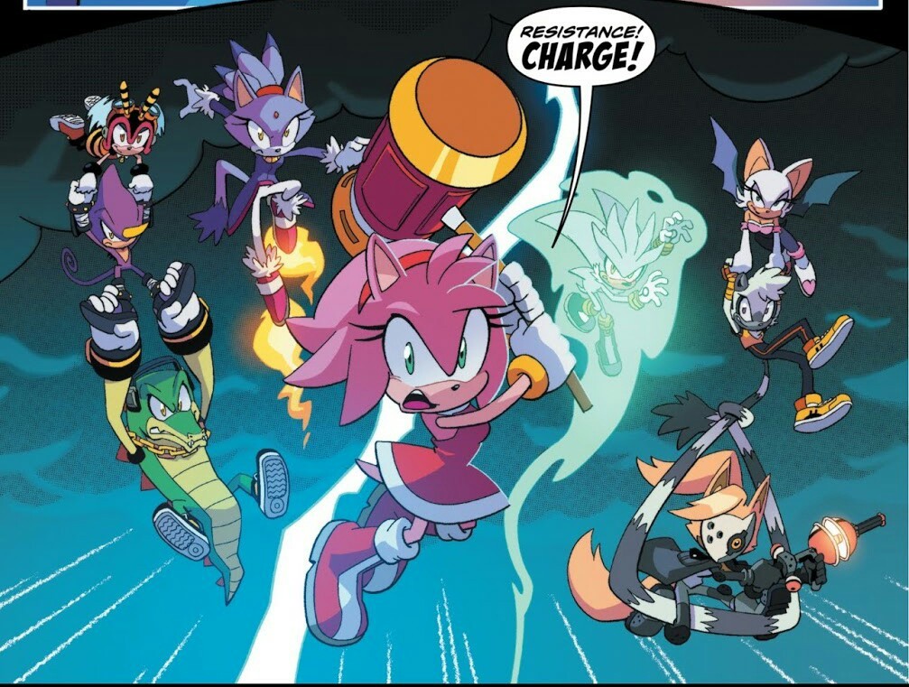 FIVE GOLDEN RIIIIINNNNGSSS — IDW Sonic #11 review (kinda late)