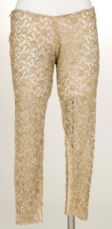 Sequined pants, 1950-1969 