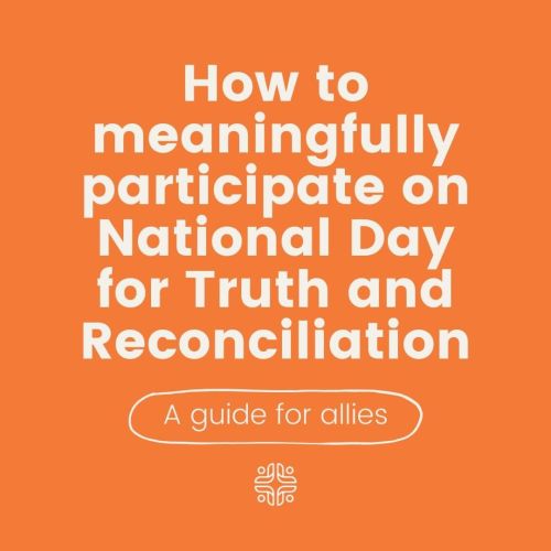  Today, in Canada we mark the first National Day of Truth and Reconciliation in remembrance of all t