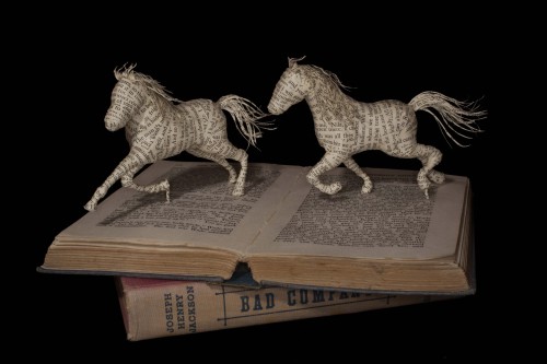 Running WildBook SculptureWire, Wadding & Vintage Books