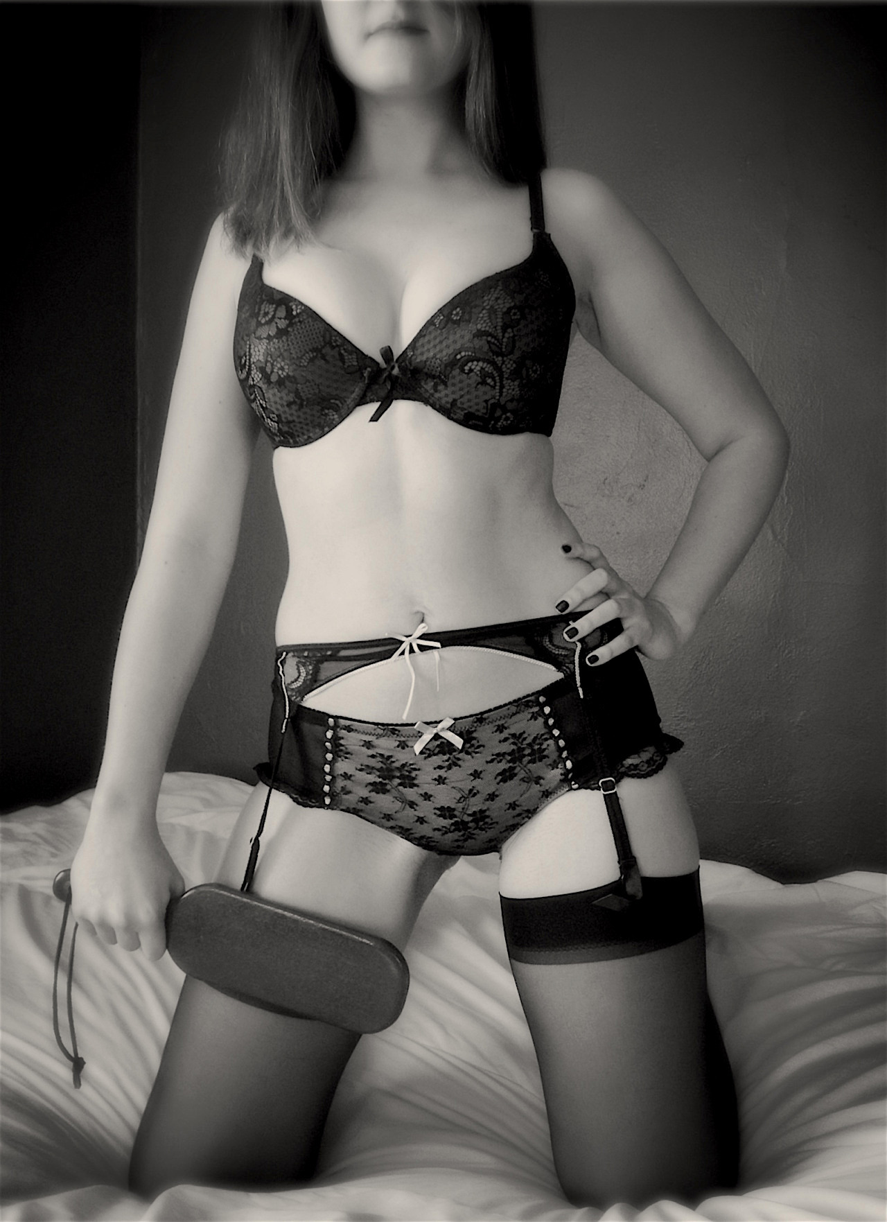 Spank him...