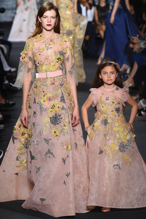 Mini-me at Elie Saab Fall 2016 Couture