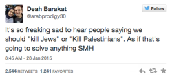 mindbodyroooh:  filthyjanuary:This tweet was one of the most recent that Deah Barakat, one of the victims of the Chapel Hill shooting, posted. He was an advocate for peace and I think it would be a nice way to remember him by if we spread his words. 
