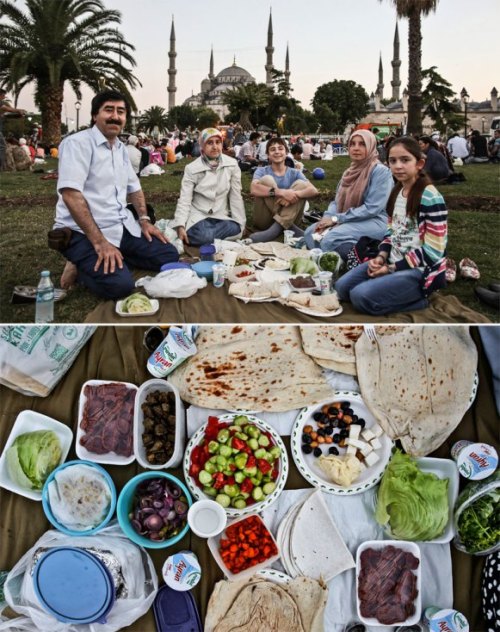 aloofshahbanou:  Fuck Time Magazine, but this is beautiful. Iftar in Kabul, Nairobi, Casablanca, Khartoum, Tehran, Beijing, Sanaa, Istanbul, Tunis, & Kano See more here