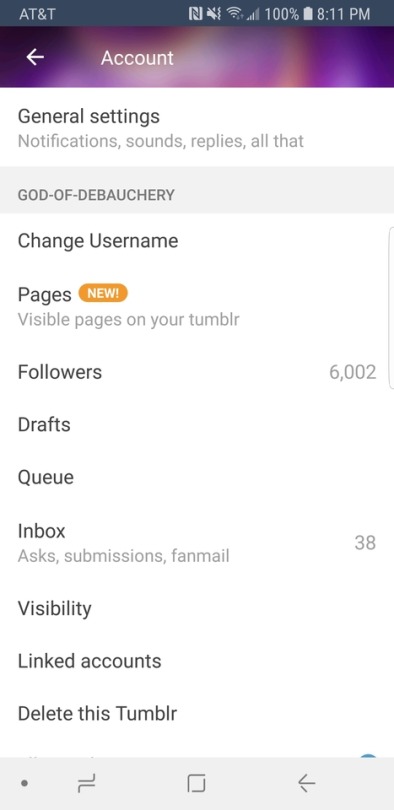 Went over 6000 followers today.
