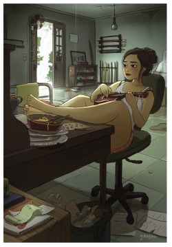 yaoyaoartblog:  Some days