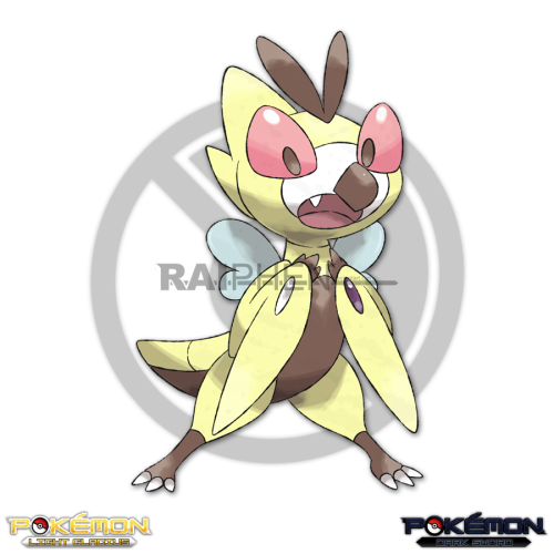 fantasticfakemon:Mintin —> Orchantis OR DarventisBug, Bug / Fairy, Bug / DarkArtist: Raiphen