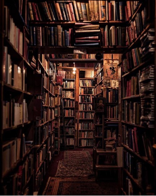 arnold-ziffel: I dunno… heaven maybe…Books Owning a bookstore is my ultimate dream