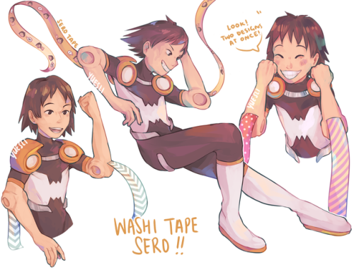 Washi Tape Sero !! Inspired By @empressmatchas Headcanon In The Bnha Fic Server ;; V ;;