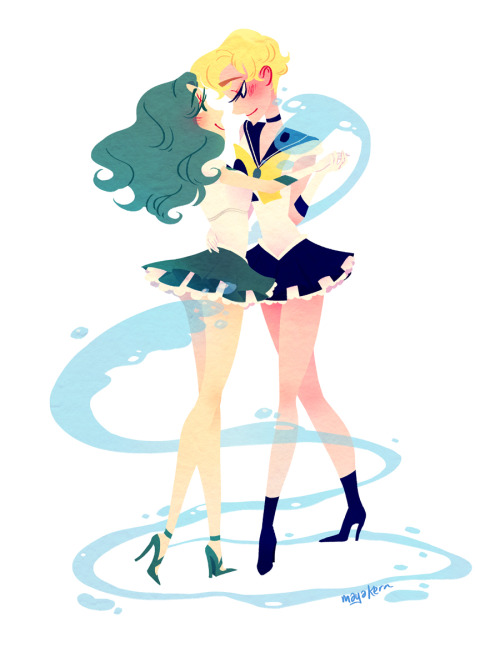 mayakern:  new sailor moon prints in my storenvy! 