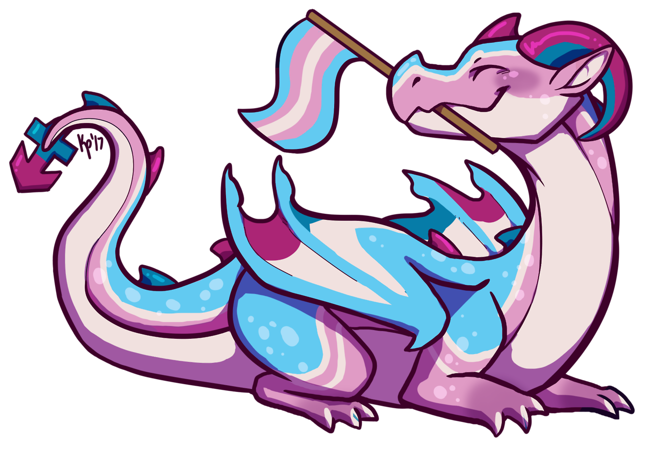 keymintt: Some little pride flag dragons I made in honor of Pride month!!! Happy
