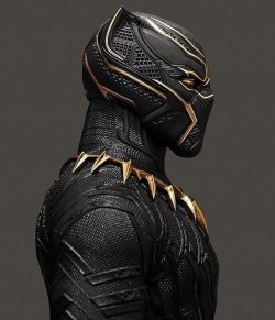 Nevaehtyler:  Ghettablasta:  Black Panther Portrait. The Work Of Graphic Designer