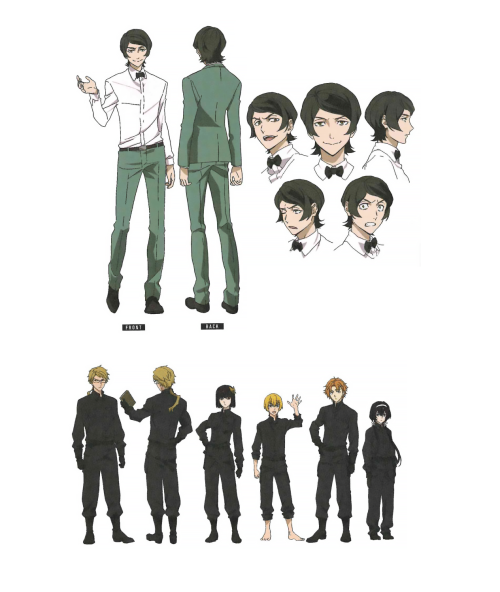 Bungou Stray Dogs Season 4-5 Characters Sheets From Official Guidebook Gongeroku. Scanned By Me.