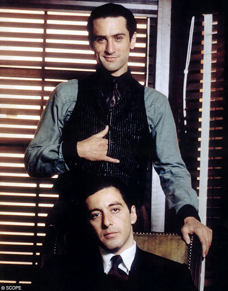 ch-ch-checktherhyme:  Al Pacino x Robert De Niro in The Godfather Part II