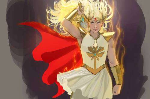 nebezial-asheri:  another prework warmup stream  unfinished thing  linda and i have been on a massive she ra binge recently 
