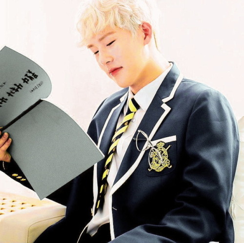 Monsta x Hogwarts series: - Jooheon“You might belong in Hufflepuff, where they are just and loyal, t