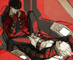 kingkaneda:  AKIRA Star Wars AU - Cockpit Sex Sith Lord Tetsuo is Kaneda’s bitch. 