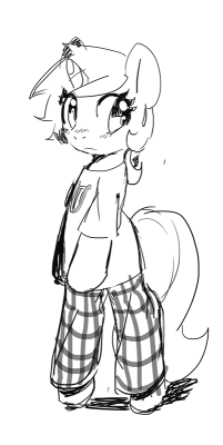 mewball:  i drew a pone with the cloths im