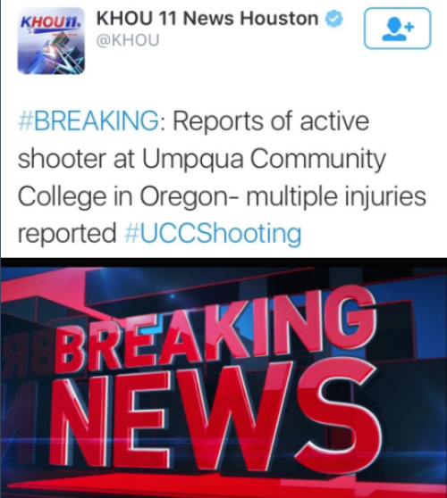 krxs10:!!!!!!! BREAKING NEWS !!!!!!!!Mass Shooting At Umpqua Community College In Oregon, 10 Reporte