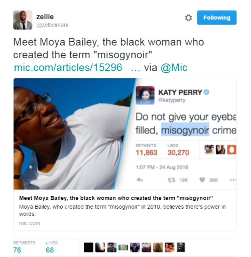 lagonegirl:    “Do not give your eyeballs to this racist, hate-filled, misogynoir crime,” she wrote. “I #StandWithLeslie.”     “On the one hand I’m glad I created something I find useful but I feel a sense of sadness that it needs to be used