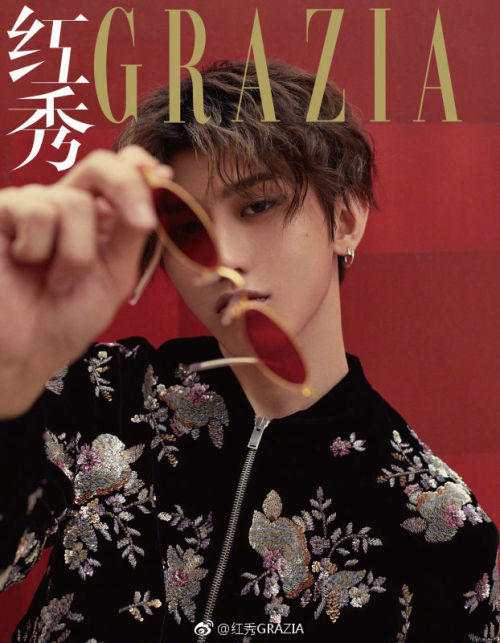officialninepercent: Cai Xukun - 180619 红秀GRAZIA Weibo Update [trans]The youth’s eye