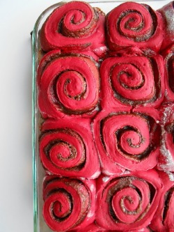 sweetoothgirl:    Red Velvet Chocolate Rolls