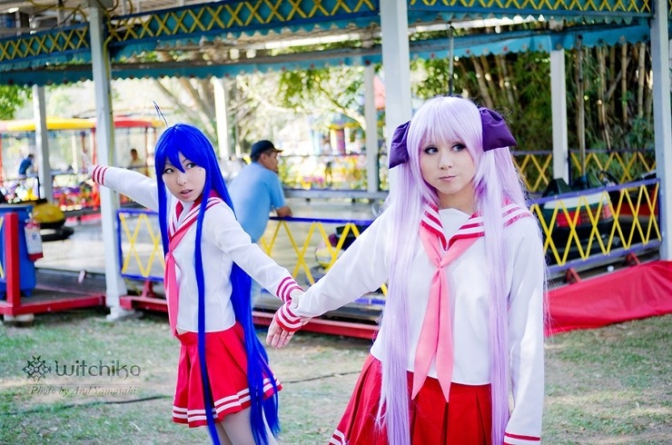 cosplayando:  more Lucky Star cosplay