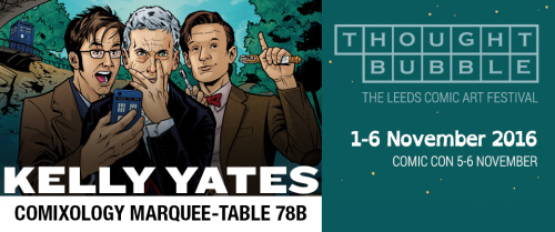 2 weeks until my first trip to the UK and my first con there! #thoughtbubblefestival #kellyyates @co