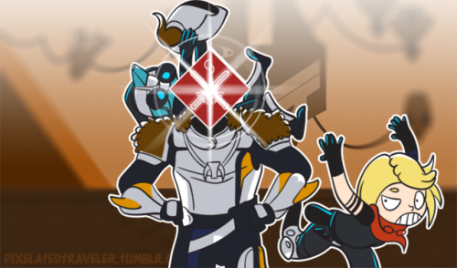 pixelatedtraveler:  Someone asked a long time ago if I could draw more “Caydie” and Amanda shenanigans. I can’t find you, but here’s some more.Been wanting to do this one for months.@ask-lordshaxx ‘s idea.