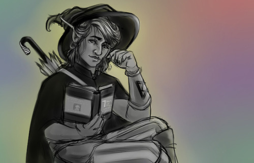 taz-ids: sinkat-arts: Tonight’s sloppy doodle - another try for Taako. I don’t… I