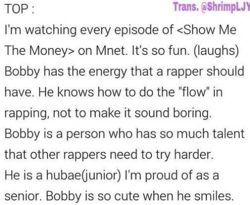 teambgasm: T.O.P on Bobby | cr on pic