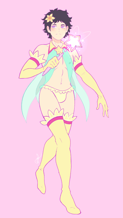 camalilium:  Akaashi in me and @inverted-typo‘s Daoko Girl AUMe!Me!Me! AU (x)