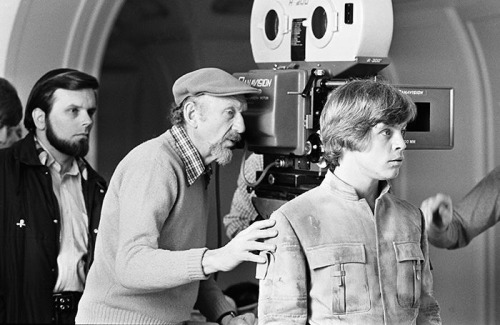 gameraboy:1979 photos behind the scenes on the Cloud City set from The Empire Strikes Back. 