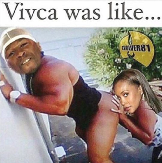 gaspack:  gaspack:I can’t believe vivica fox tried to kink shame 50cent for getting his ass ate. And, he was like “andddd, you still ate…LMFAO” after she outed him and tried to call him gay he posted this on IG….lmfaooo