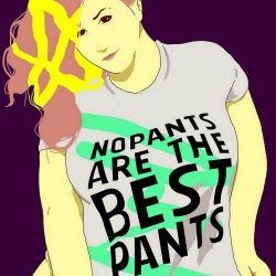 No Pants Are The Best Pants! - Love This New Illustration By @Dimaslash !! T-Shirt
