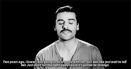 fuckyeahjessicalange:  Oscar Isaac Has a Crush on Jessica Lange 