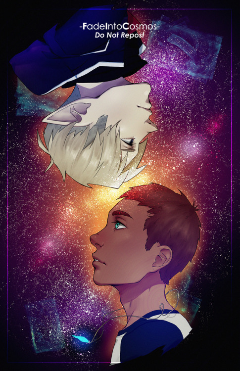 Above the Glare: Nill &amp; LukaUp and above there you are☄️ You can read the webcomic on Webtoo